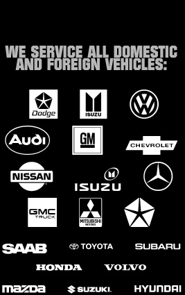 We service all domestic and foreign vehicles